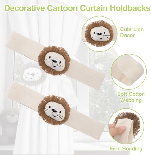 Cute Cartoon Animal Curtain Tiebacks - Image 4