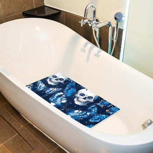 Bath Tub Shower Mat, Washable Bathtub Floor Mats, Suction Cups and Drain Holes - Image 5