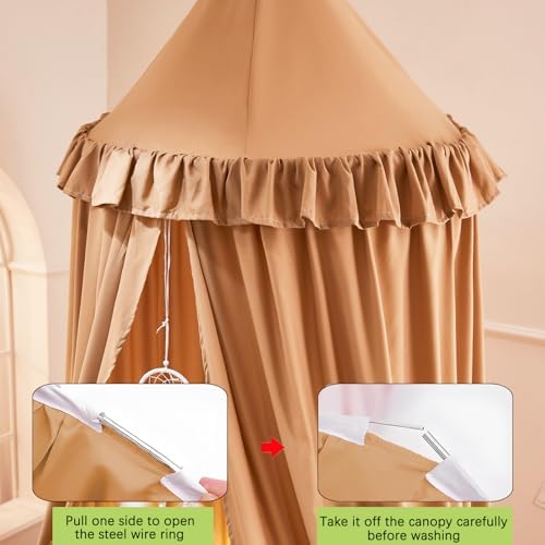 Akiky Kids Bed Canopy for Crib & Twin Size - Image 6