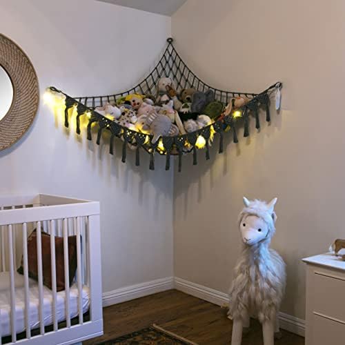 Abby Baby Extra Large Stuffed Animal Storage Hammock Corner - Image 2