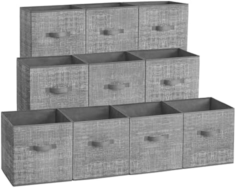 SONGMICS Storage Cubes, 11-Inch Foldable Closet Organizers by SONGMICSbySONGMICSHOME