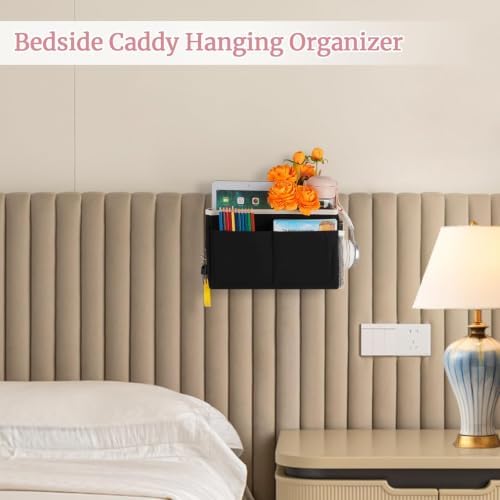 Bedside Caddy Organizer, Hanging Storage Bag - Image 4