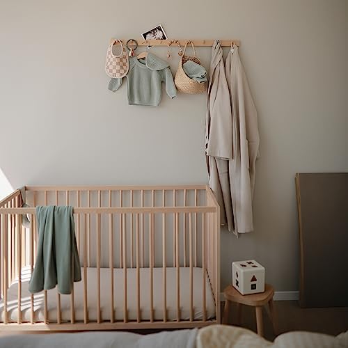 mushie Stretchy & Soft Crib Sheet | Fitted 28" x 52" - Image 5