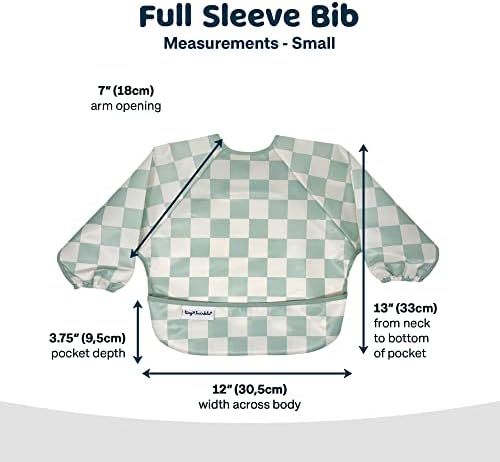 Tiny Twinkle Long Sleeve Bib for Babies & Toddlers | Waterproof Smock Bib for - Image 5