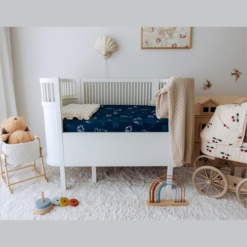 Dreamology Cotton Crib Sheets, Standard Crib Sheets Boys - Image 6