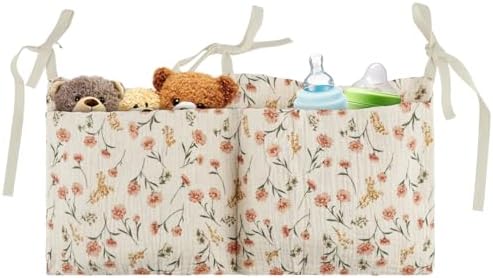 Flintronic Baby Crib Organiser, Baby Bed Storage Hanging Bag, Crib Organizer by flintronic