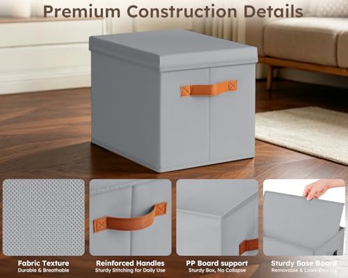 Homsorout Storage Bins with Lids - Image 6