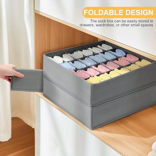 Joyoldelf Sock Organizer Drawer Organizer - Image 6