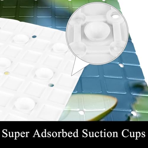 Non Slip Bathtub and Shower Mat 26.8x15.1 inch, Bath Mat - Image 3