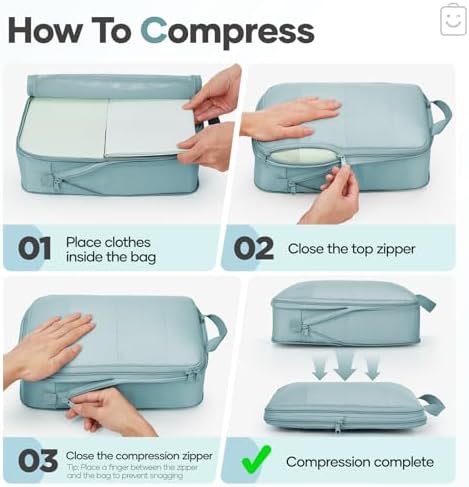 Veken 11 Set Compression Packing Cubes - Image 3