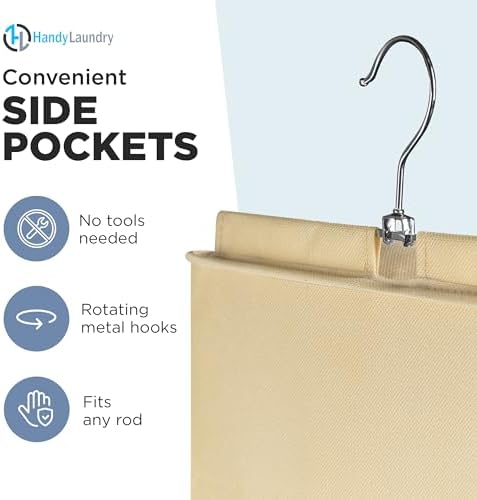 Handy Laundry Hanging Closet Organizer - Image 6