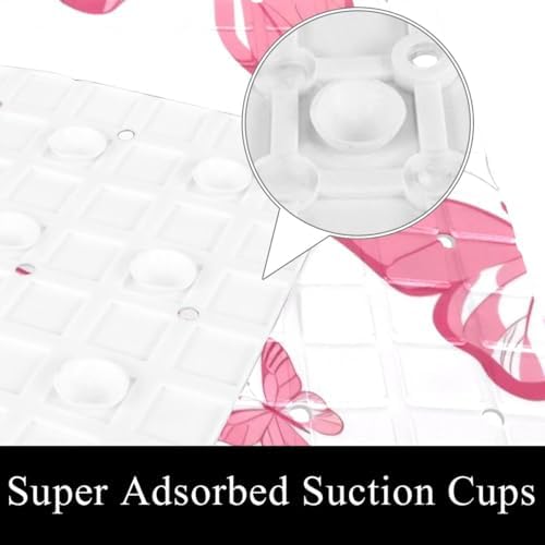 Bathtub Mat Non Slip 26.8x15.1In, Bathroom Decor PVC Shower Mats - Image 3