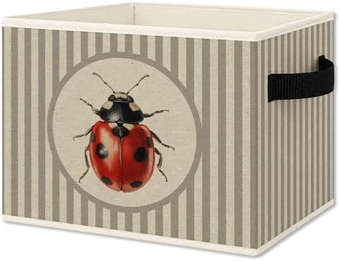Kids Nursery Ladybug Foldable Storage Bins Box by Unknown