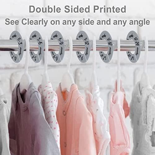 Pro Goleem Baby Closet Dividers Gray Baby Closet Organizer - Image 4