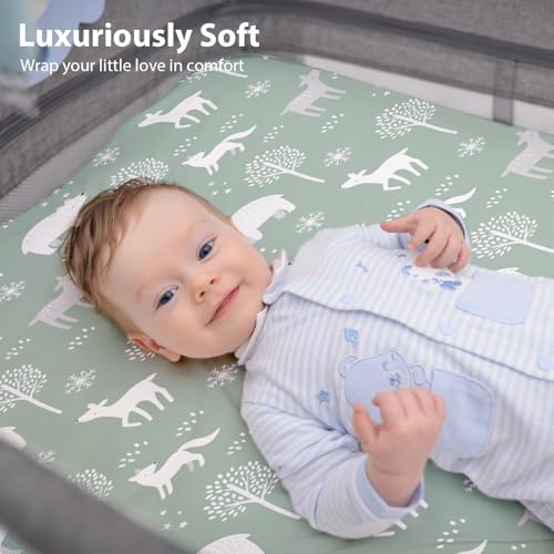 Bassinet Sheets Boy 33”x20” Compatible - Image 7