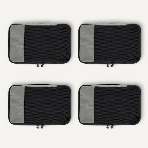 Amazon Essentials 4-Piece Packing Cubes Travel Accessories Set, Space-Saving - Image 5