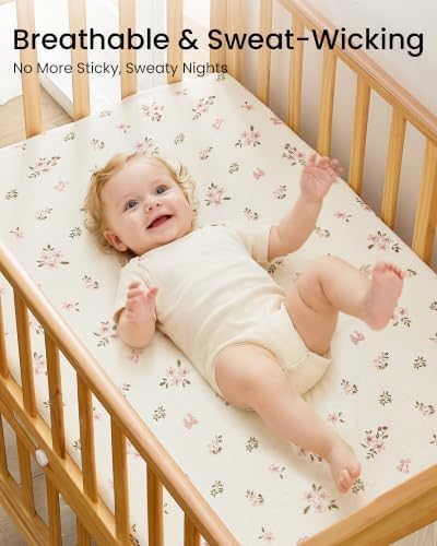 Muslin Crib Sheets for Boy Girl - Image 2