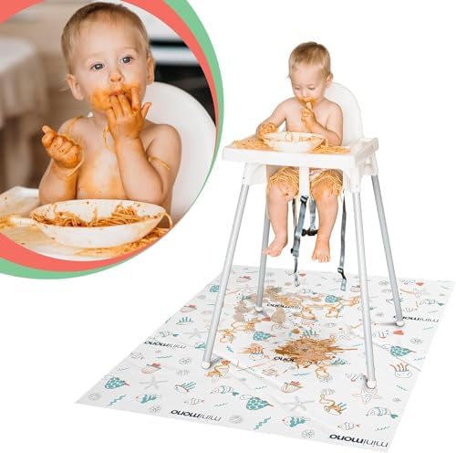 Minimono Baby Splat Mat for Under High Chair - Image 4