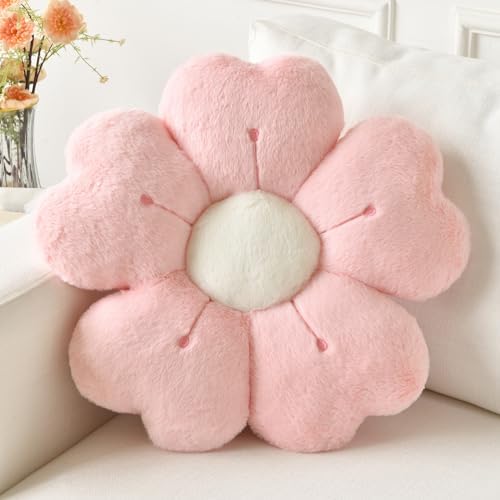 Flower Pillow, Cute Daisy Decorative Throw Pillows, 19.6 Inches by Ddliury