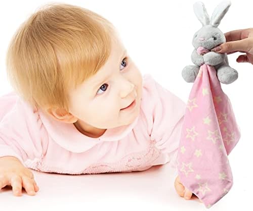 CREVENT Soft Plush Animal Face Security Blankets - Image 4