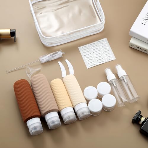 Mrsdry 16 Pack Travel Bottles for Toiletries, 6oz Silicone, Leak Proof - Image 6