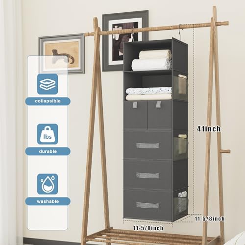 6-Shelf Hanging Closet Organizer - Image 3