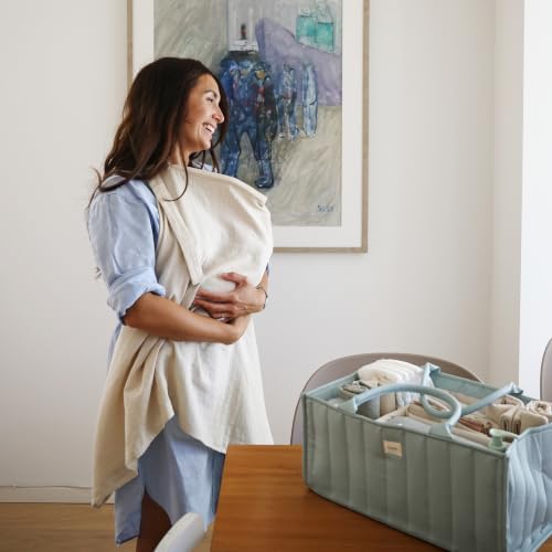 mushie Baby Diaper Caddy | Newborn Essentials Organizer - Image 5