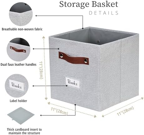 DECOMOMO Storage Bins, Cube Storage Bin - Image 3