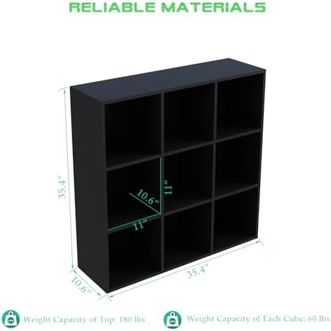 OSCHF 9-Cube Storage Shelf Bookcase - Image 3