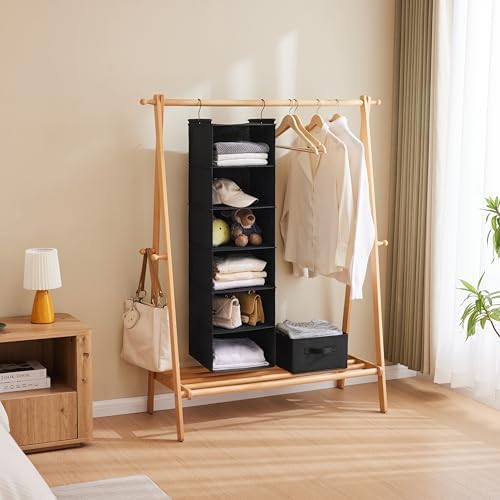 MAX Houser 2 Pack 6 Tier Hanging Closet Organizer - Image 5