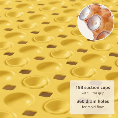 OTHWAY Bath Tub Shower Mat Non Slip, Bathtub Floor Liner Mats - Image 3