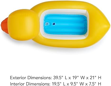 Munchkin Duck Inflatable Baby Bathtub - Image 2