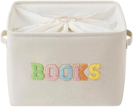 Book Lover Gifts Kids Book Storage Basket by INough