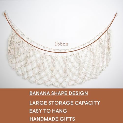 Amdermi Stuffed Animal Hammock Corner Wall, Boho Macrame Plush Toy Net - Image 4