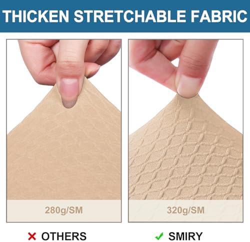 Smiry Waterproof Seat Covers for Dining Room Chairs - Image 4