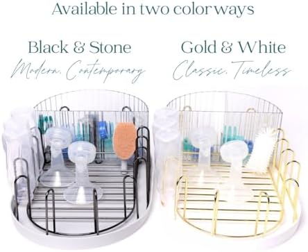 Winnie & Lu Baby Bottle Drying Rack, Stainless Steel Rack - Image 6