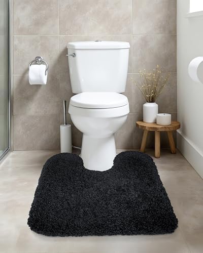 ILANGO Toilet Rugs U Shaped 22" × 24", Soft Absorbent Microfiber Bath Rugs - Image 2