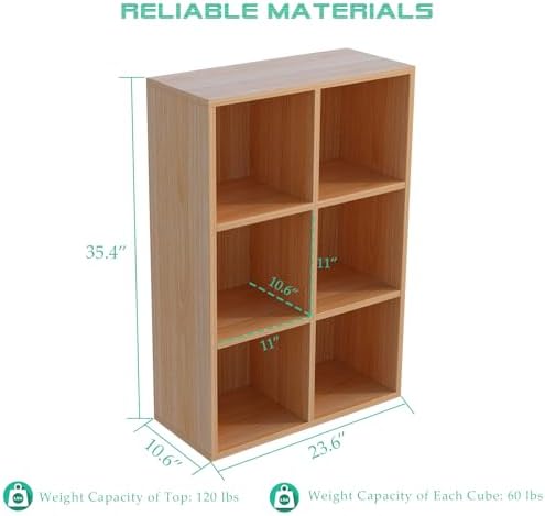 OSCHF 6-Cube Storage Shelf Bookcase - Image 2