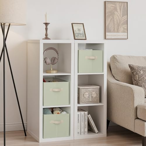 StorageWorks Storage Basket for Shelves, Light Green, Extra Large - Image 2
