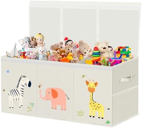 Toy Box Storage for Kids, Extra Large Collapsible Organizer by VERONLY