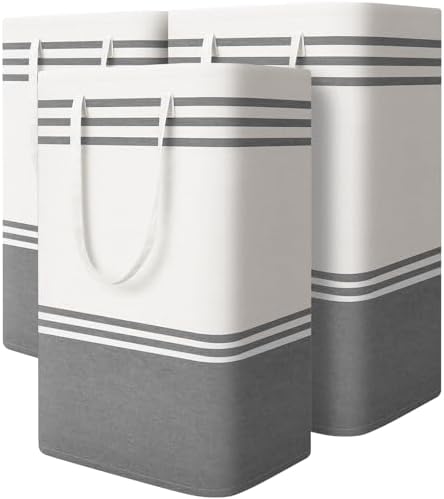 3 Pack Large Laundry Baskets, Laundry Hampers, Freestanding Waterproof by EpicTotes