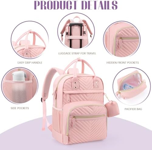 Tuwubi Diaper Bag Backpack, Baby Essentials - Image 7