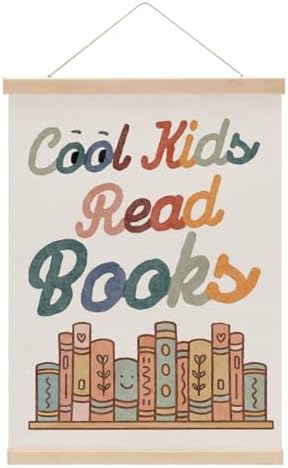 Reading Poster Hanger, Reading Nook Library Decor Wall Decor by Unknown