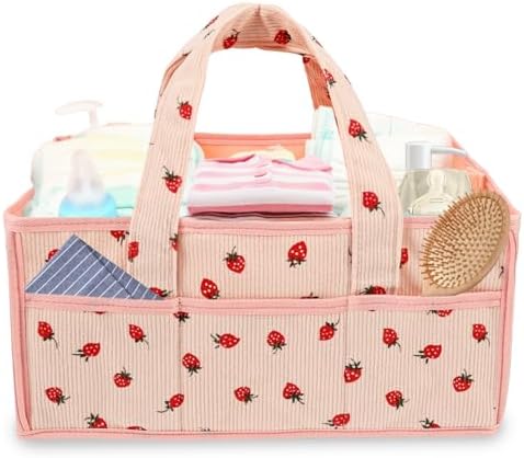 Baby Diaper Caddy Organizer, Portable Nappy Caddy Storage Basket by Unknown