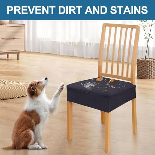 Smiry Waterproof Seat Covers for Dining Room Chairs - Image 6