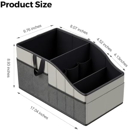 WHHMK Sturdy Leather Car Storage Support Up to 33 LB of Weight - Image 2