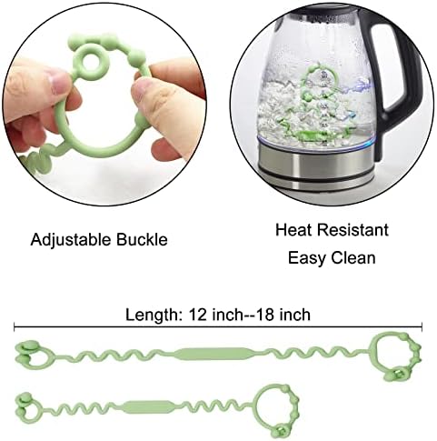 Toy Straps for Baby, 5 Pack Silicone Toy Straps for Stroller, Toy Safety Straps - Image 7