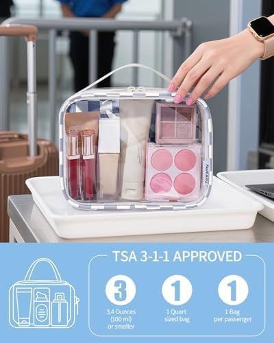 Narwey TSA Approved Clear Toiletry Bag - Image 2