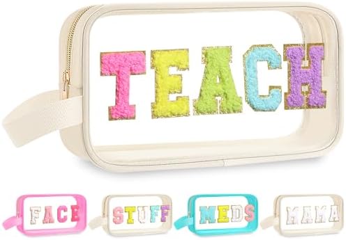 Kacctyen Teach Bag Teachers Appreciation Gift Survival Kit Makeup Bag by Kacctyen