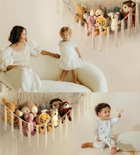 mirolam Stuffed Animal Storage Hammock Net - Image 2